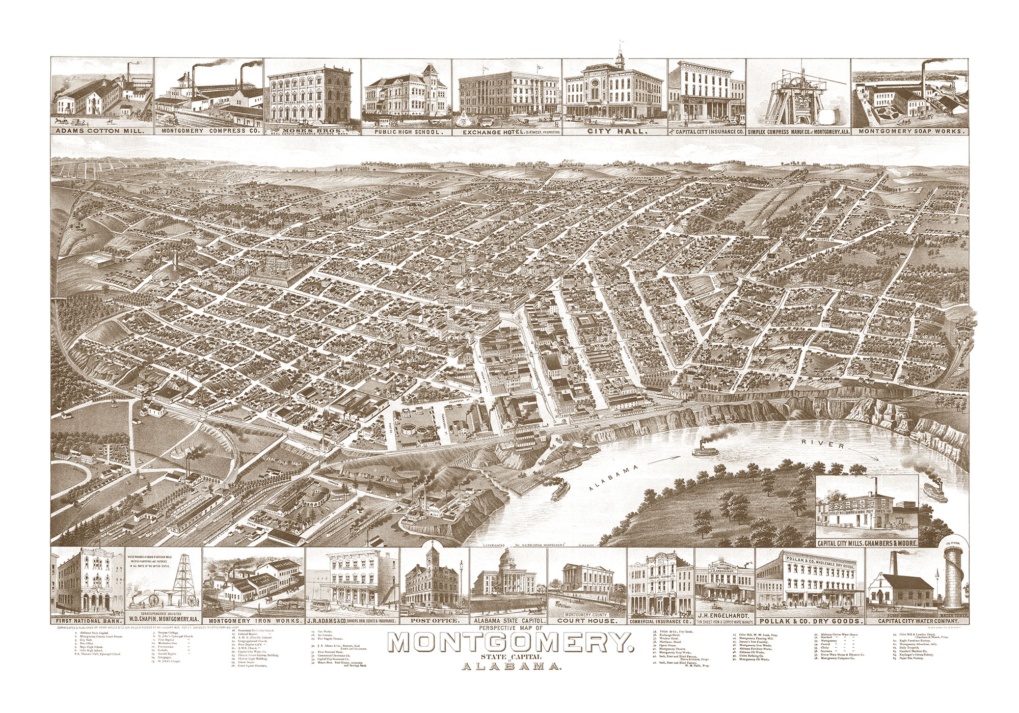 Montgomery Alabama Map